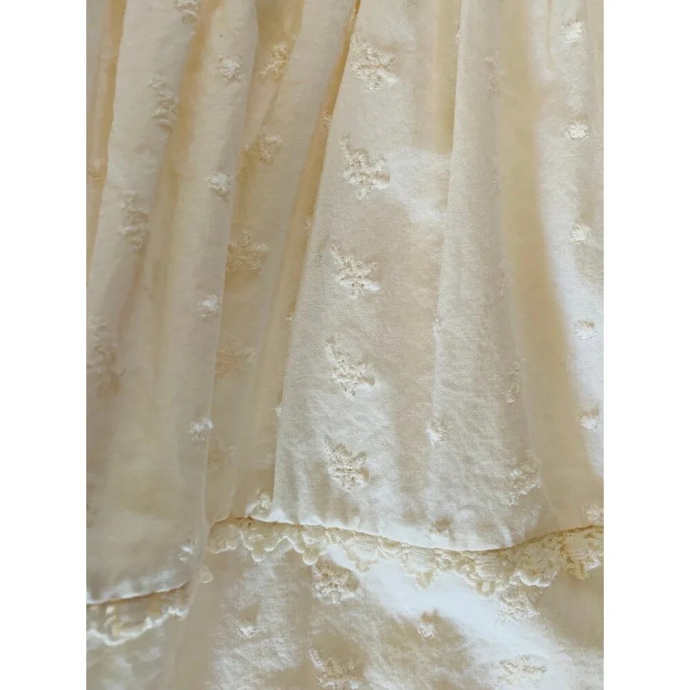Oshkosh celebration cream embroided dress  18M